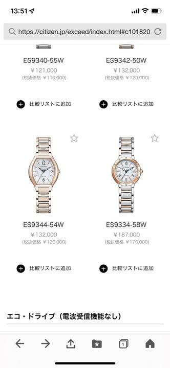 します 腕時計 シチズンエクシード mfZYR-m77783500626 レディース ㈡ヨドバシカ