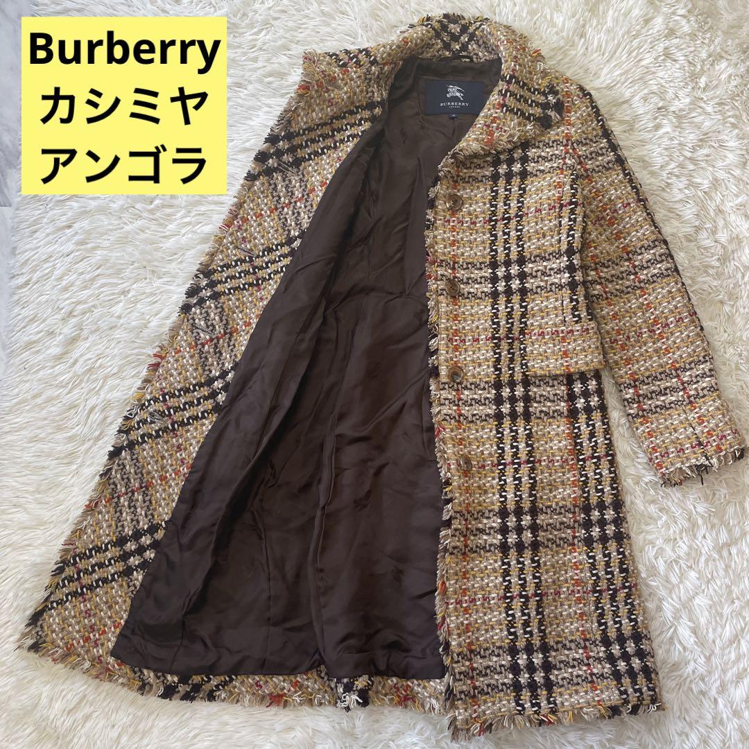 極美品】BURBERRY デカチェック コート アウター 38 最高級 レア-