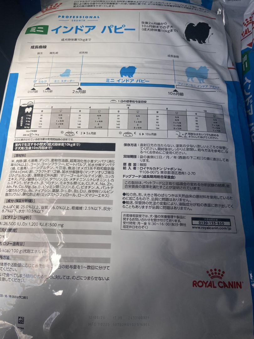  CANIN ミニ インドア パピー 10kg