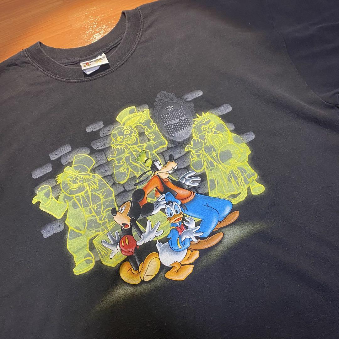 Disney 90s ホーンテッドマンション　vintage Tシャツ　USA製 90's THE HAUNTED MANSION T-Shirts Made in USA/ 90年代