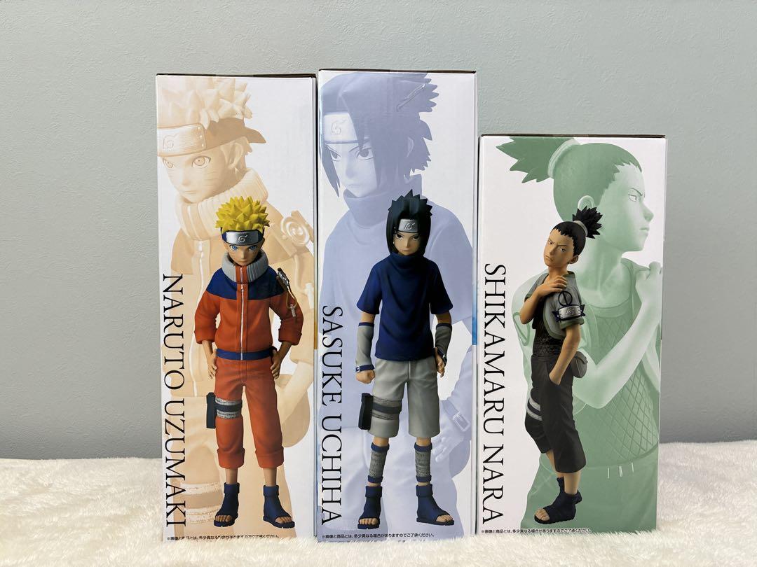 一番くじ NARUTO 中忍試験編 A賞ナルト B賞サスケ C賞シカマル FG賞