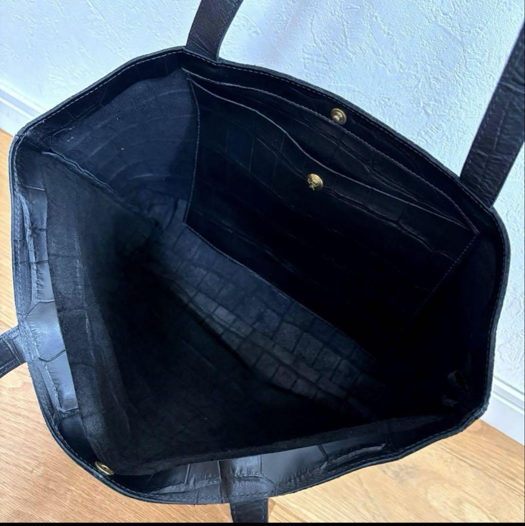 イルビゾンテ ブラック 黒 トートバッグ ショルダーバッグ A4 収納可能