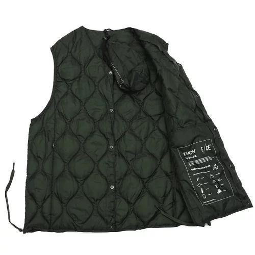 K05345 超美品 F/CE. × TAION インナーダウンベスト ：2XL