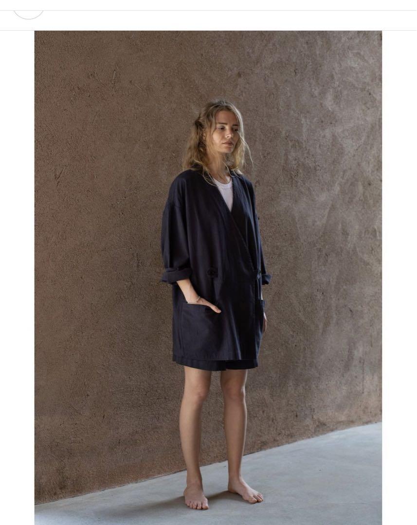 archi　ORGANIC TWILL TAB JACKET Archi ORGANIC TWILL TAB JACKET PLUM レディース