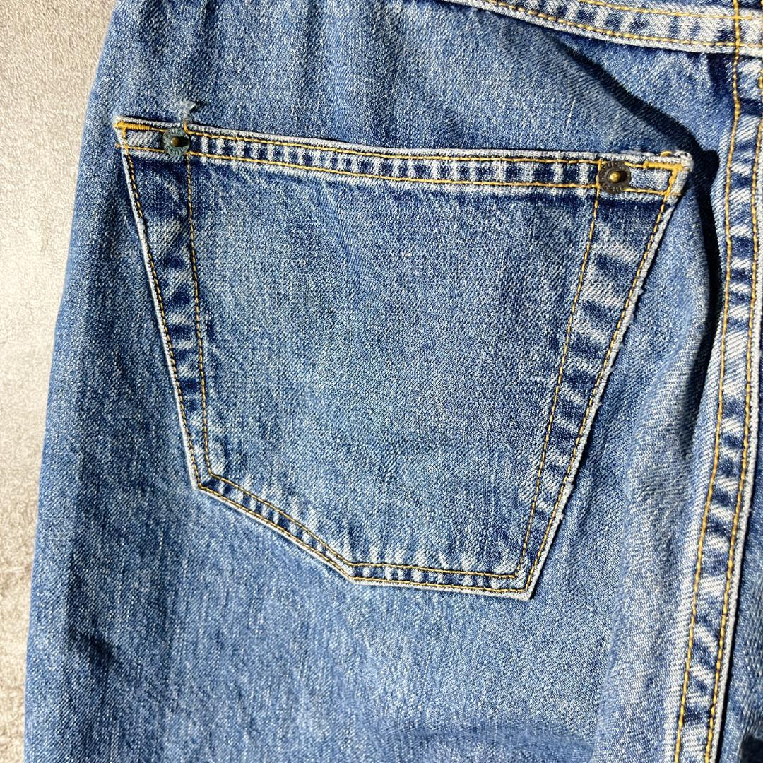[大人気]　ステューシー　デニム　ジーンズ　80s　90s　白タグ　激シブカラー