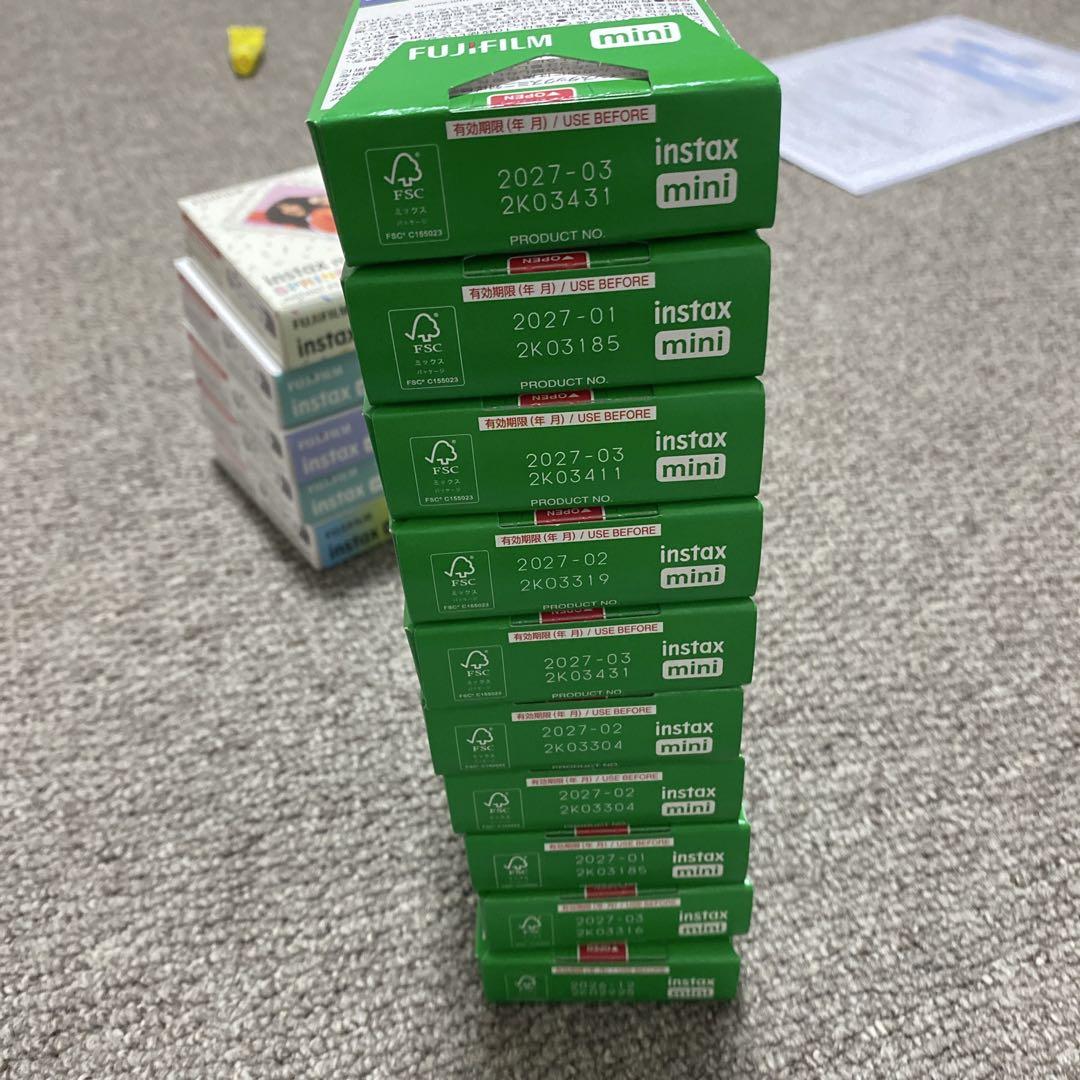 富士フイルム instax mini 10 フィルム 10枚×10パック