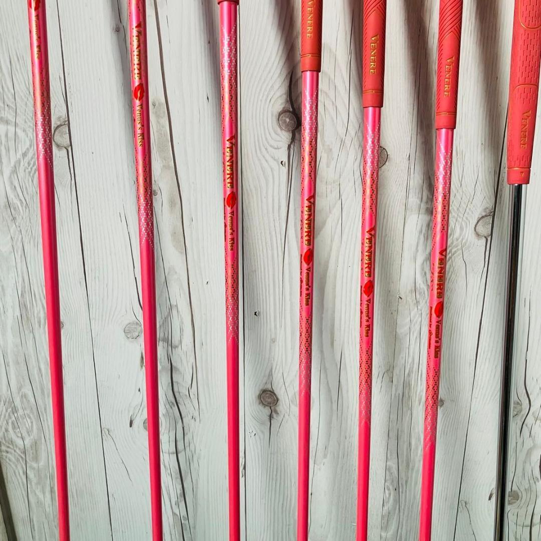 VENERE Venus's Kiss ハーフセット キャディバッグ付 右利き VENERE Venus's Kiss ハーフセット キャディバッグ付 右利き