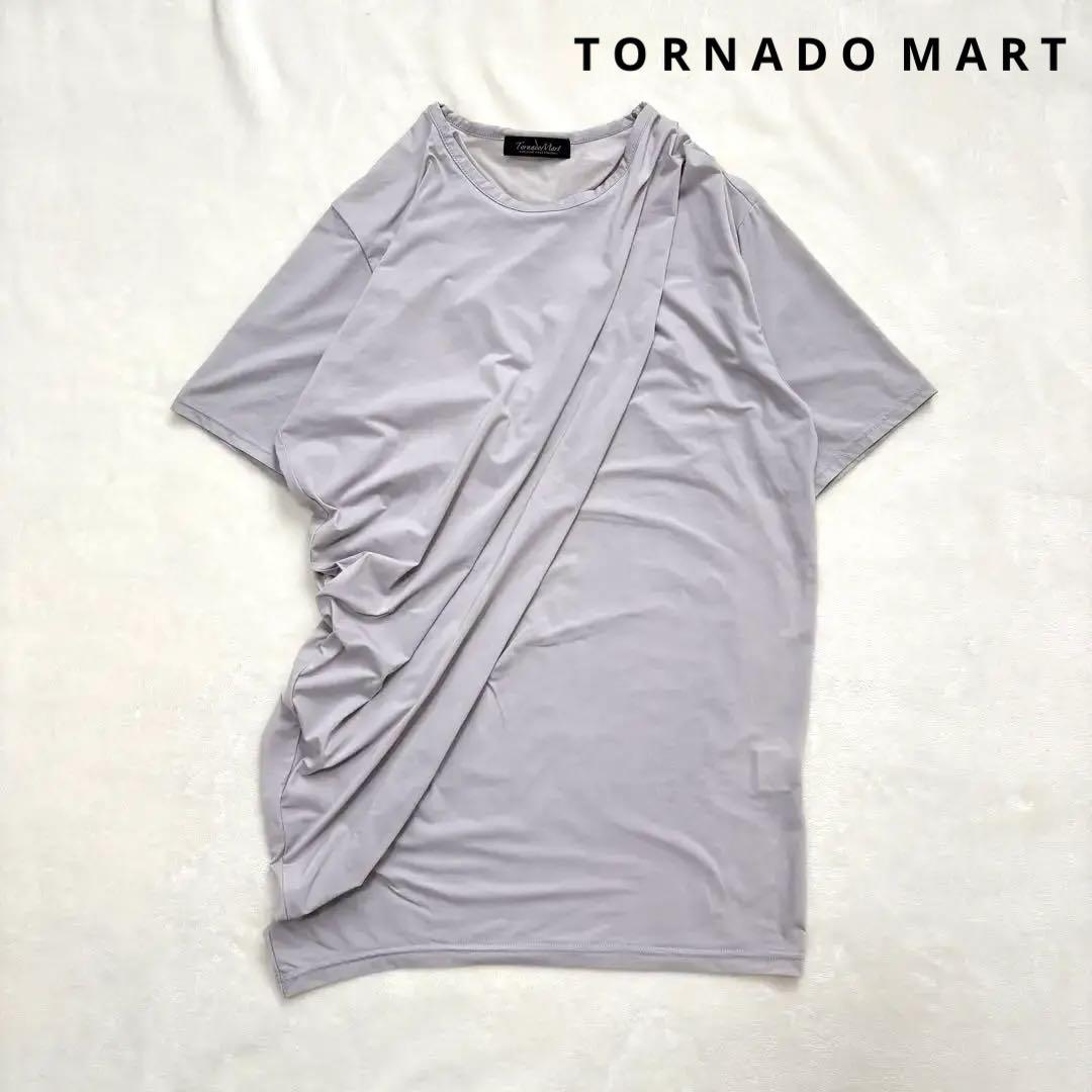 良品 TORNADO MART トルネードマート 変形 ドレープカットソー