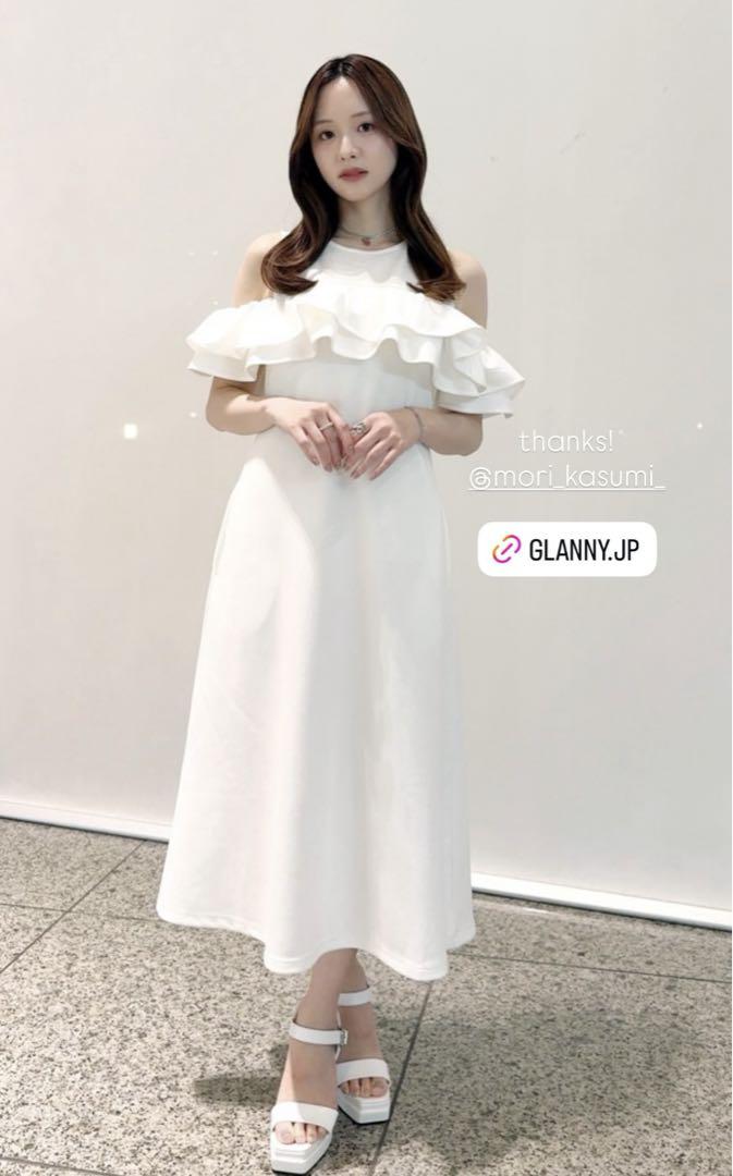 glanny 完売品　オフショルワンピース　Sサイズ　ブラック
