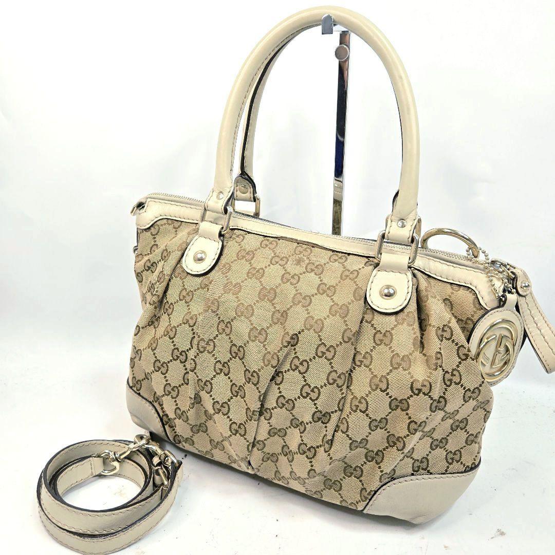 GUCCI スーキー 2way ハンドバッグ GG キャンバス レザー - メルカリ GUCCI スーキー 2way ハンドバッグ GG キャンバス レザー - メルカリ
