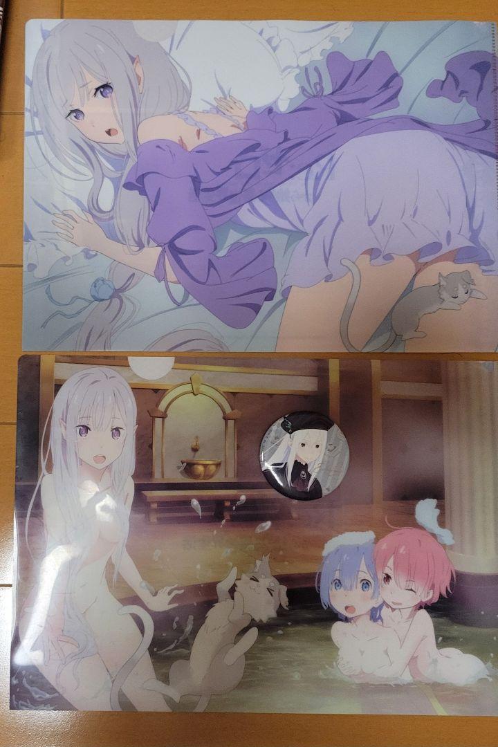 Re.zeroクリアファイル&缶バッジ