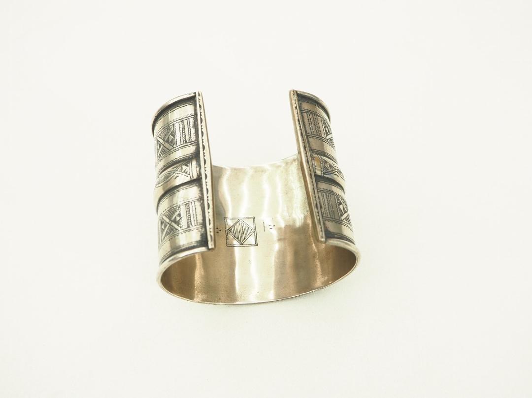 希少 美品 TUAREG SILVER JEWELRY トゥアレグ族 414P△
