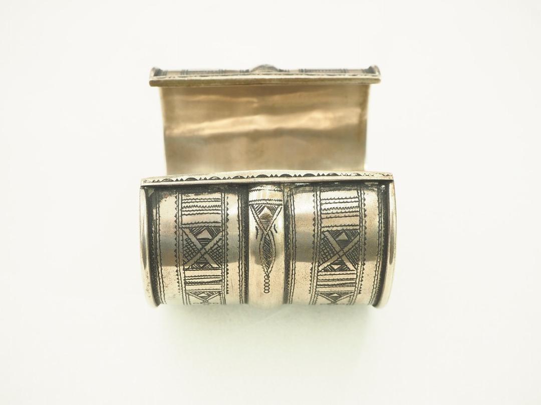 希少 美品 TUAREG SILVER JEWELRY トゥアレグ族 414P△