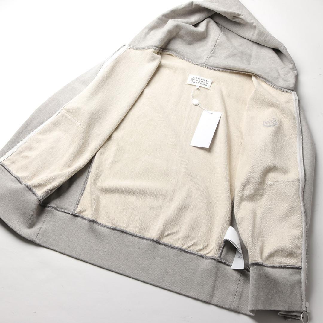 Maison Margiela グレー ジップアップパーカー