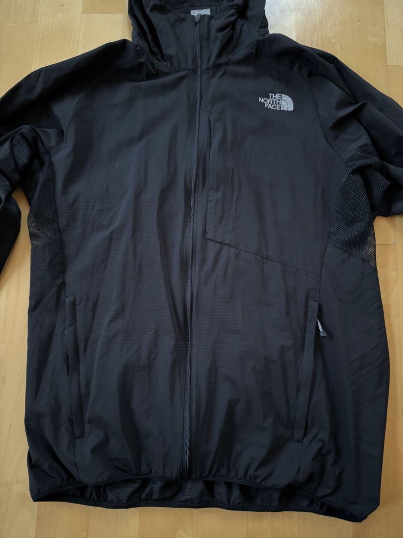 ノースフェイス 軽量薄手ナイロンジャケットM黒 northface JACKET