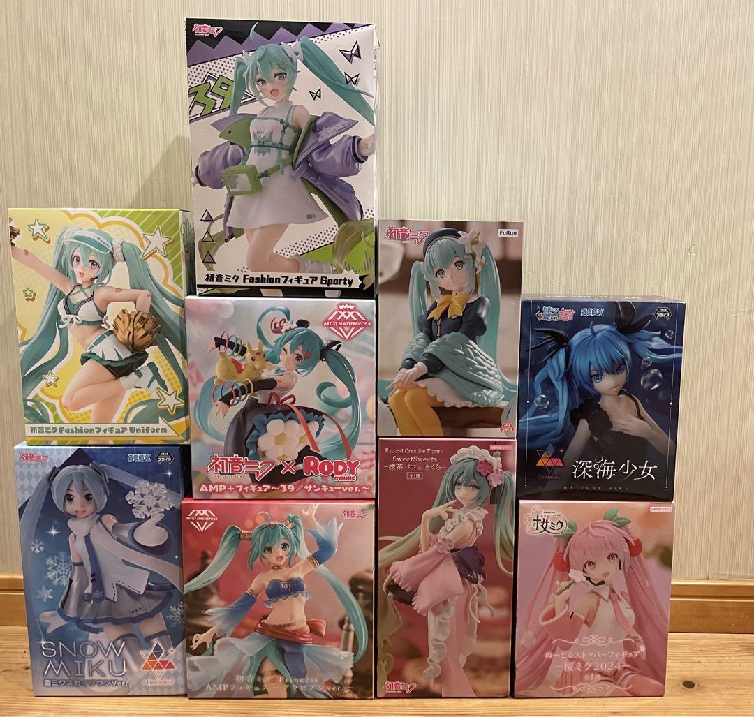 未開封初音ミクフィギュア9点まとめ売り