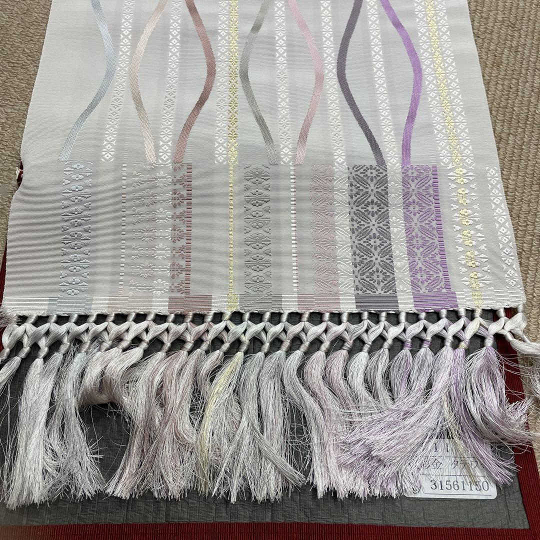 新品 織屋 誠之博多織 平地八寸なごや帯地 正絹 名古屋帯 着物 呉服