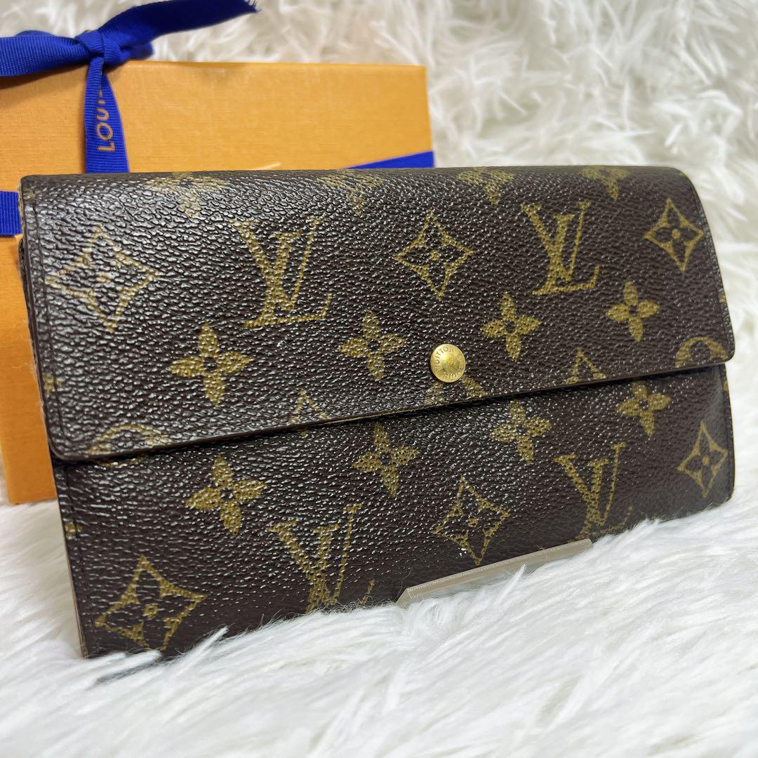 ルイ・ヴィトン　長財布　ジャンク ジャンク】Louis Vuitton モノグラム 二つ折り財布 長財布