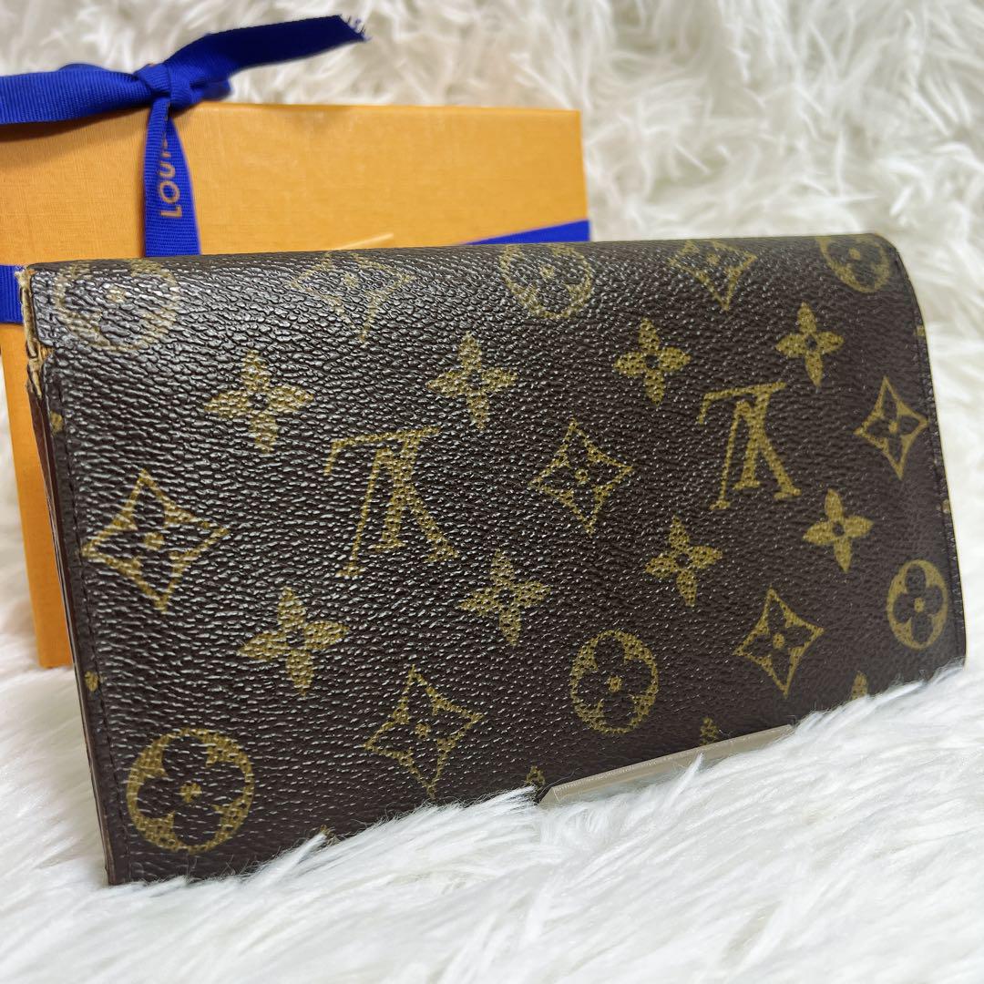 ルイ・ヴィトン　長財布　ジャンク ジャンク】Louis Vuitton モノグラム 二つ折り財布 長財布