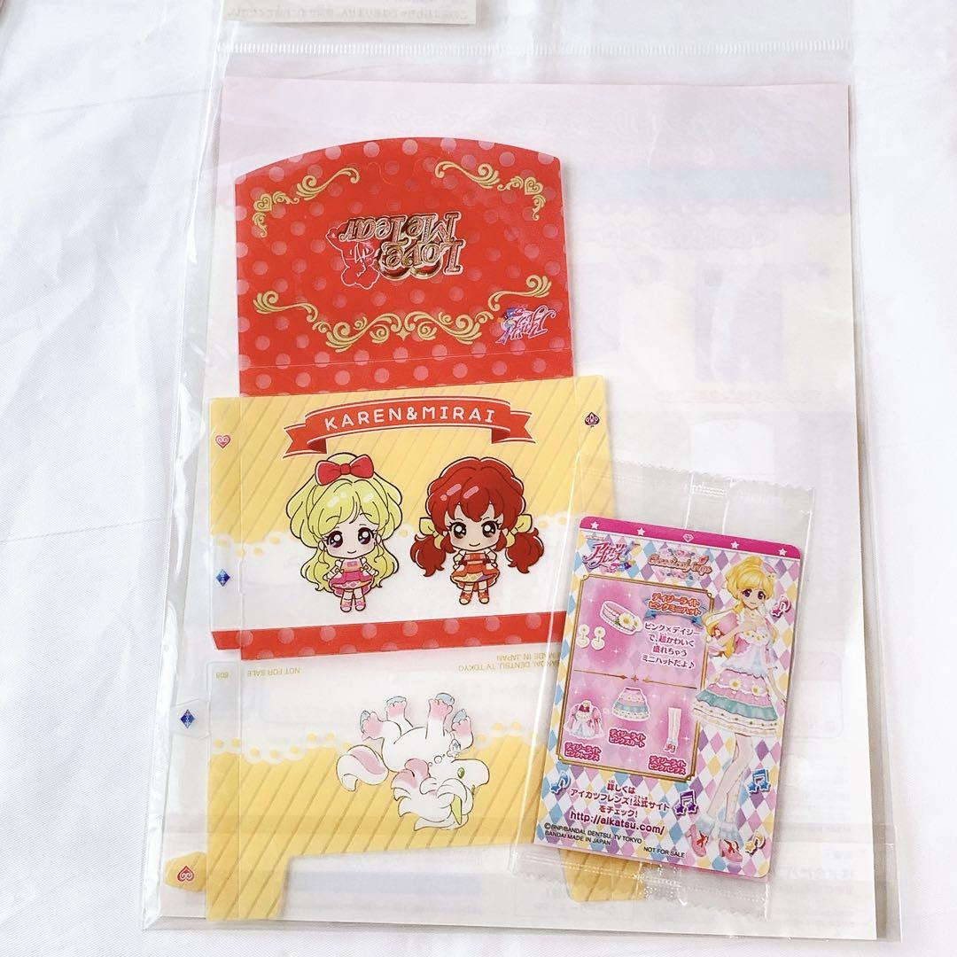 アイカツフレンズ　アニオン　マグバッジ　ジャケバッジ　カードケース　プロモカード