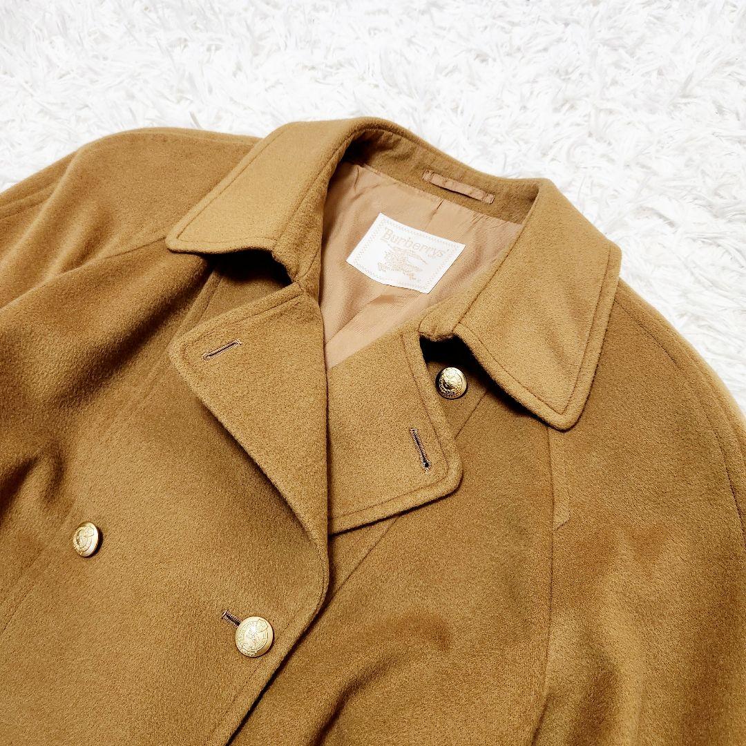 BURBERRY バーバリー カシミヤ混 金ボタン ダブル ジャケット 11