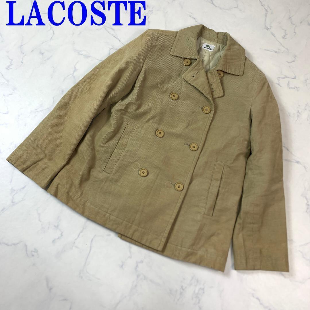 付与 LACOSTE ラコステ ジャケット コーデュロイ ベージュ 42 C3924