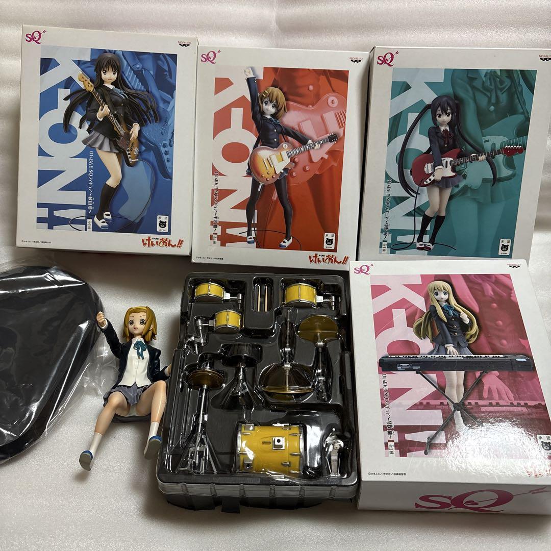 けいおん　SQフィギュアセット 5体 けいおん!! SQ フィギュア 5体セット