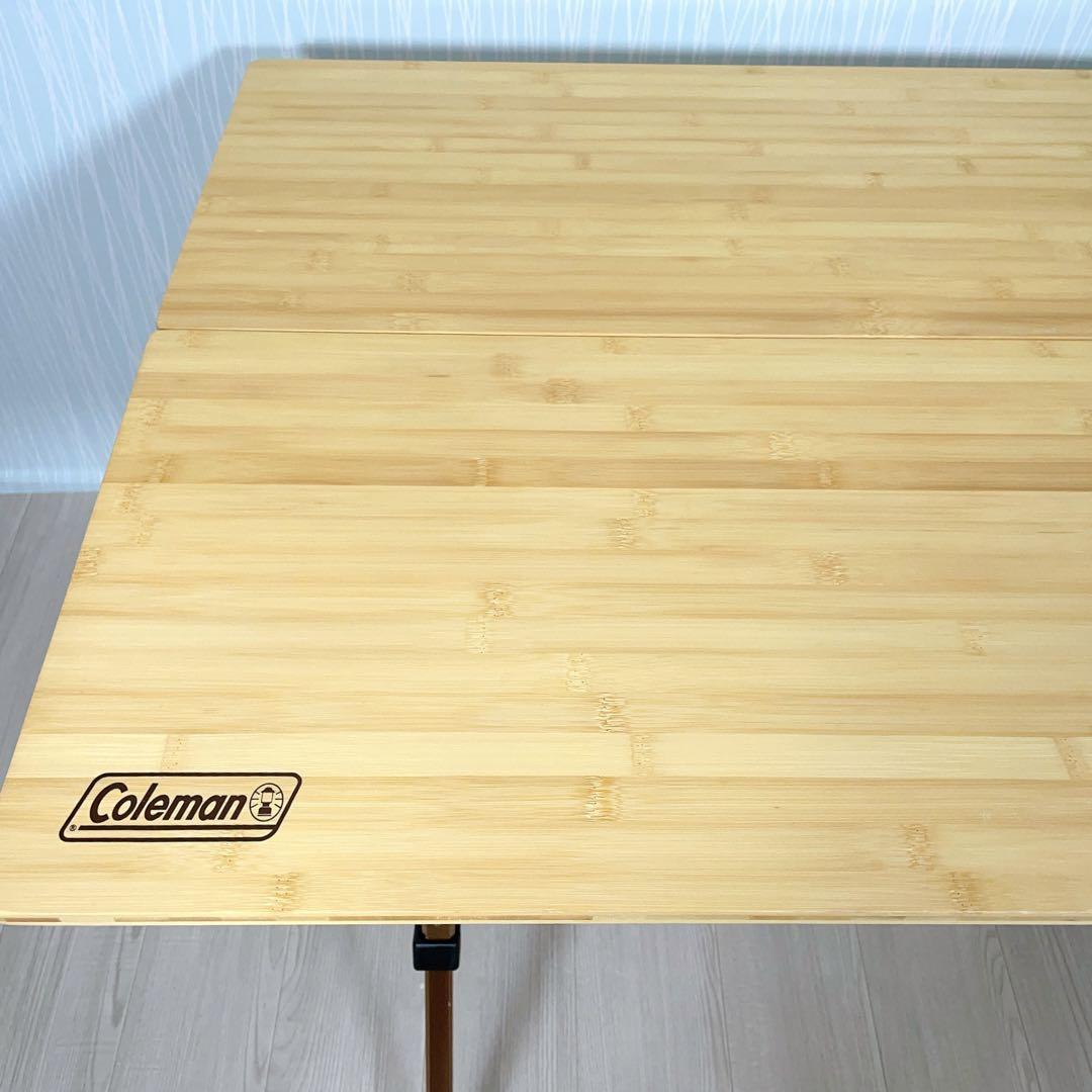 1297 Coleman コールマン バンブーラウンジテーブル/100 アウトドア 1297 Coleman コールマン バンブーラウンジテーブル/100 アウトドア