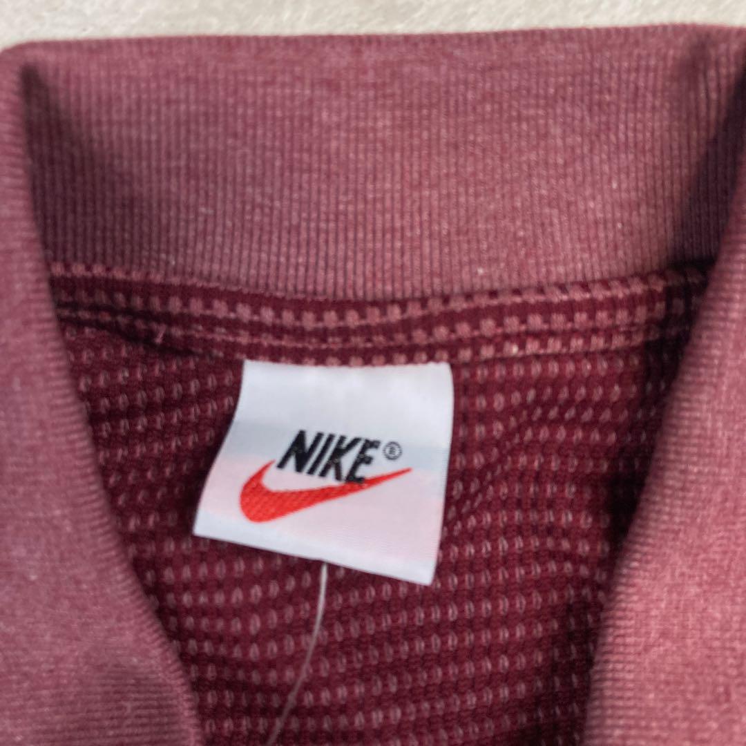 希少　新品タグ付　90’s NIKE ナイキ　刺繍　ポロシャツ　半袖　XL