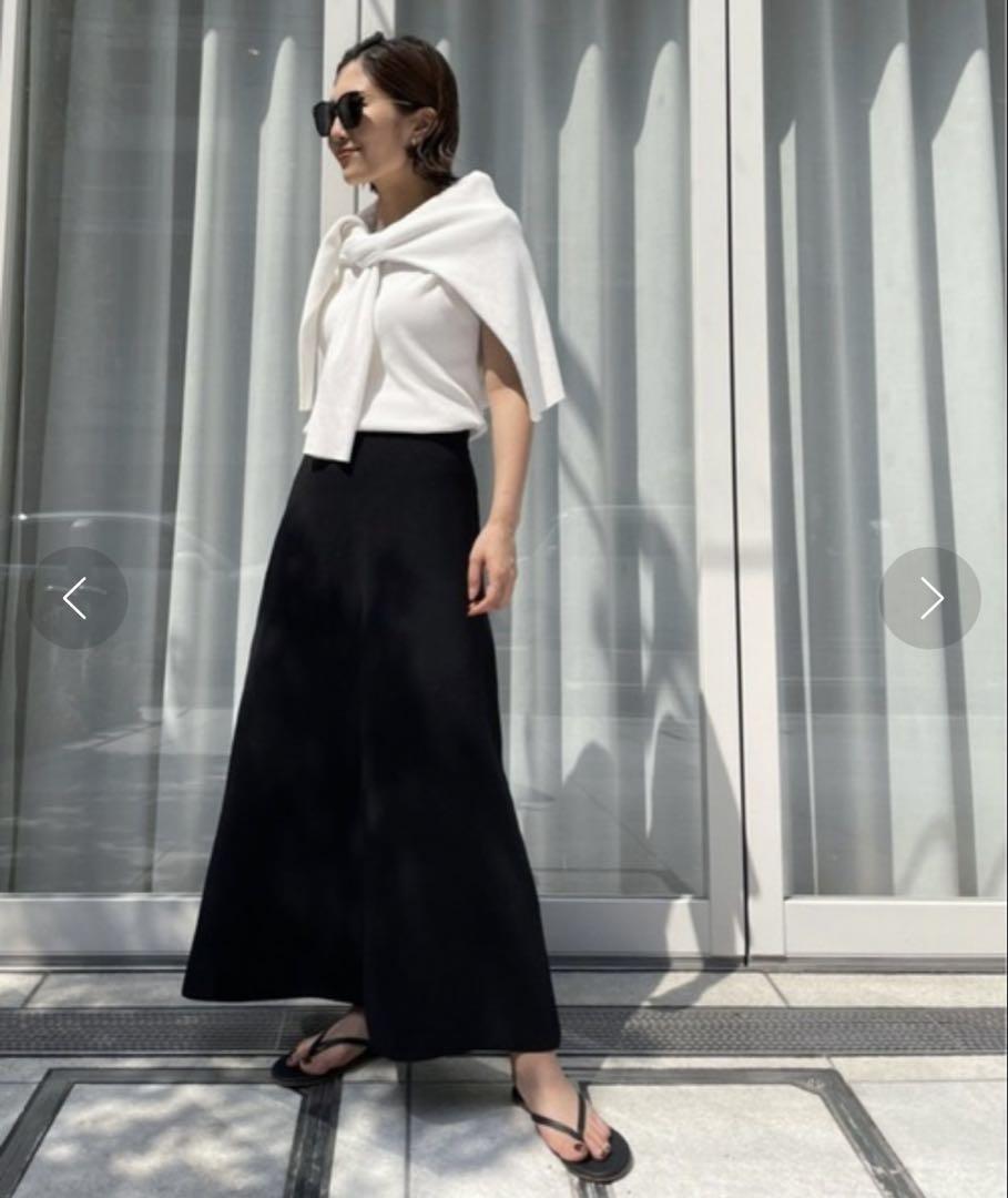 Deuxieme Classe RIB カーディガン　ノースリーブ　アンサンブル