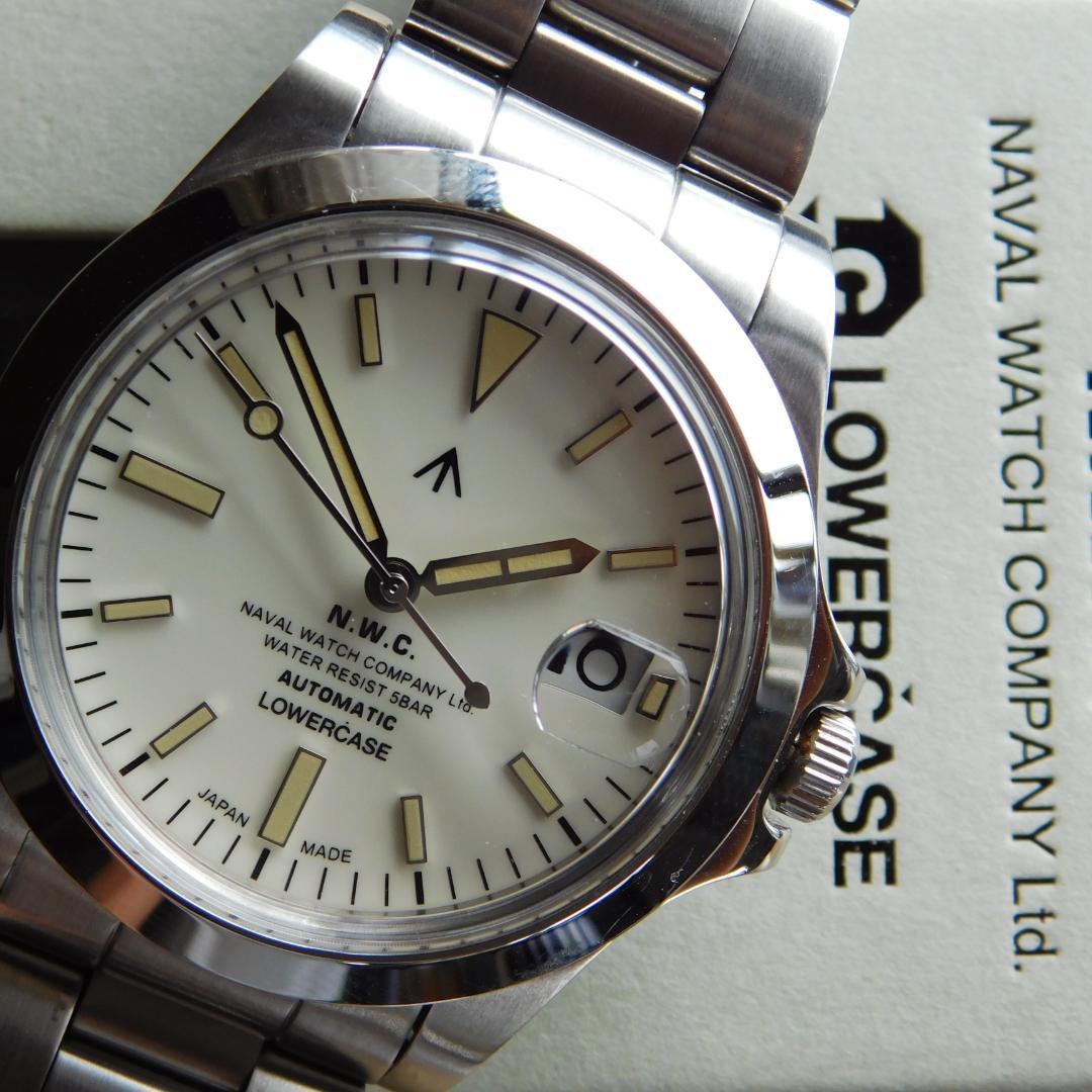 Naval Watch LOWERCASE ナバルウオッチ 自動巻き ホワイト