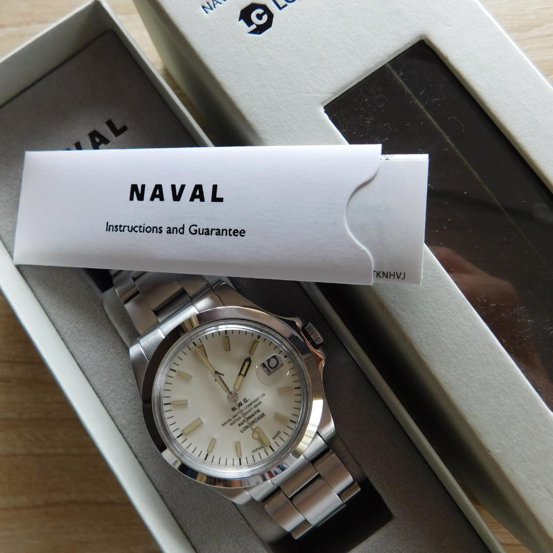 Naval Watch LOWERCASE ナバルウオッチ 自動巻き ホワイト