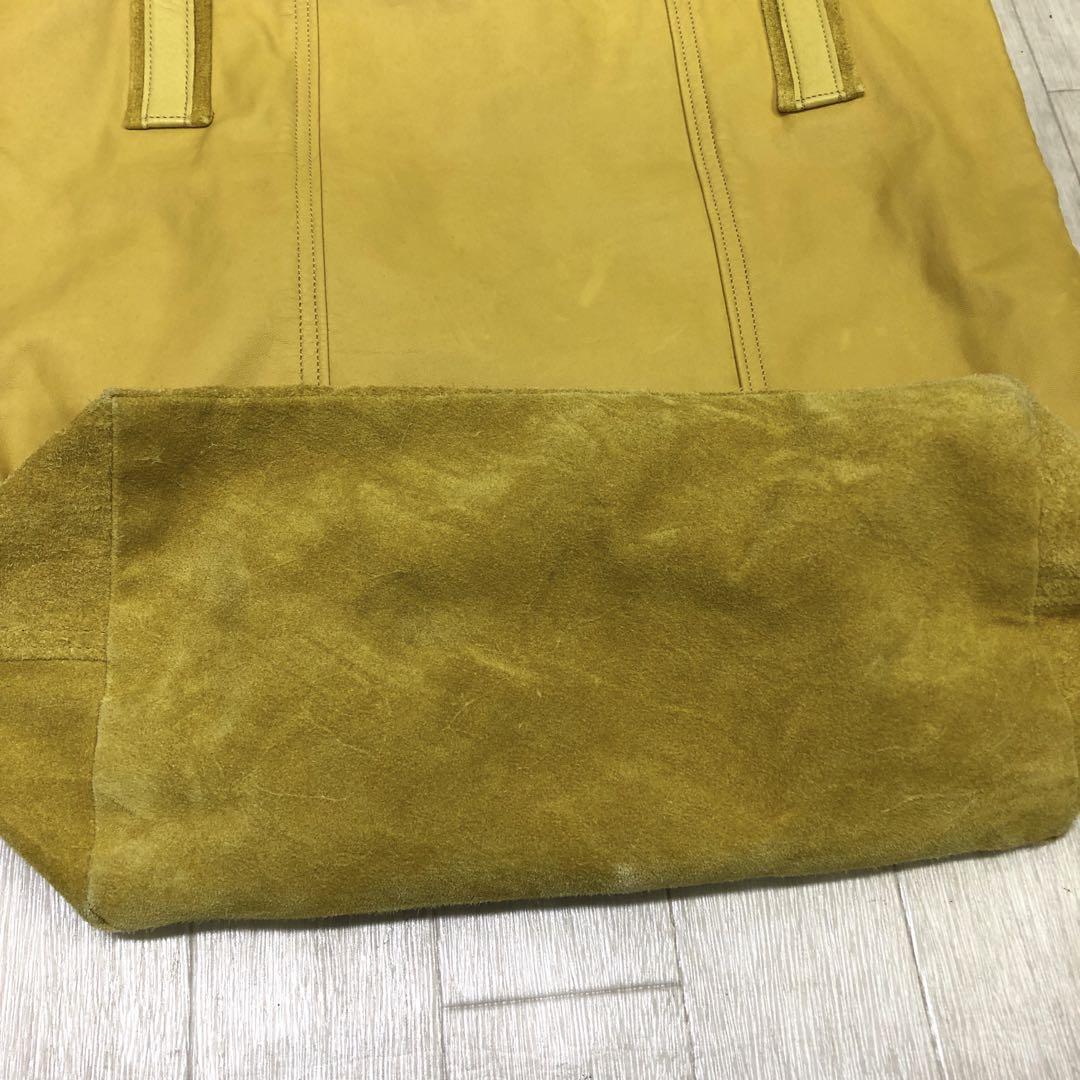 激安通販特集！ SISII シシレザー ショルダーバッグ トートバッグ イエロー バッグ