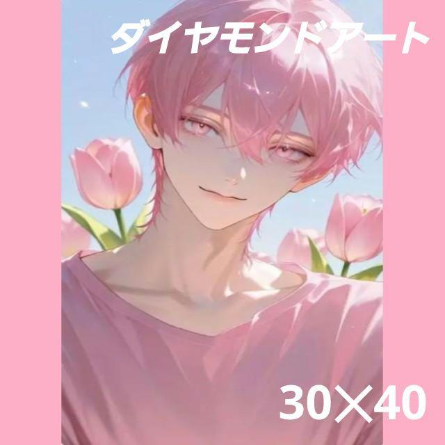 ぽにこ様リクエスト【A1556】ダイヤモンドアート　30×40cmラウンド