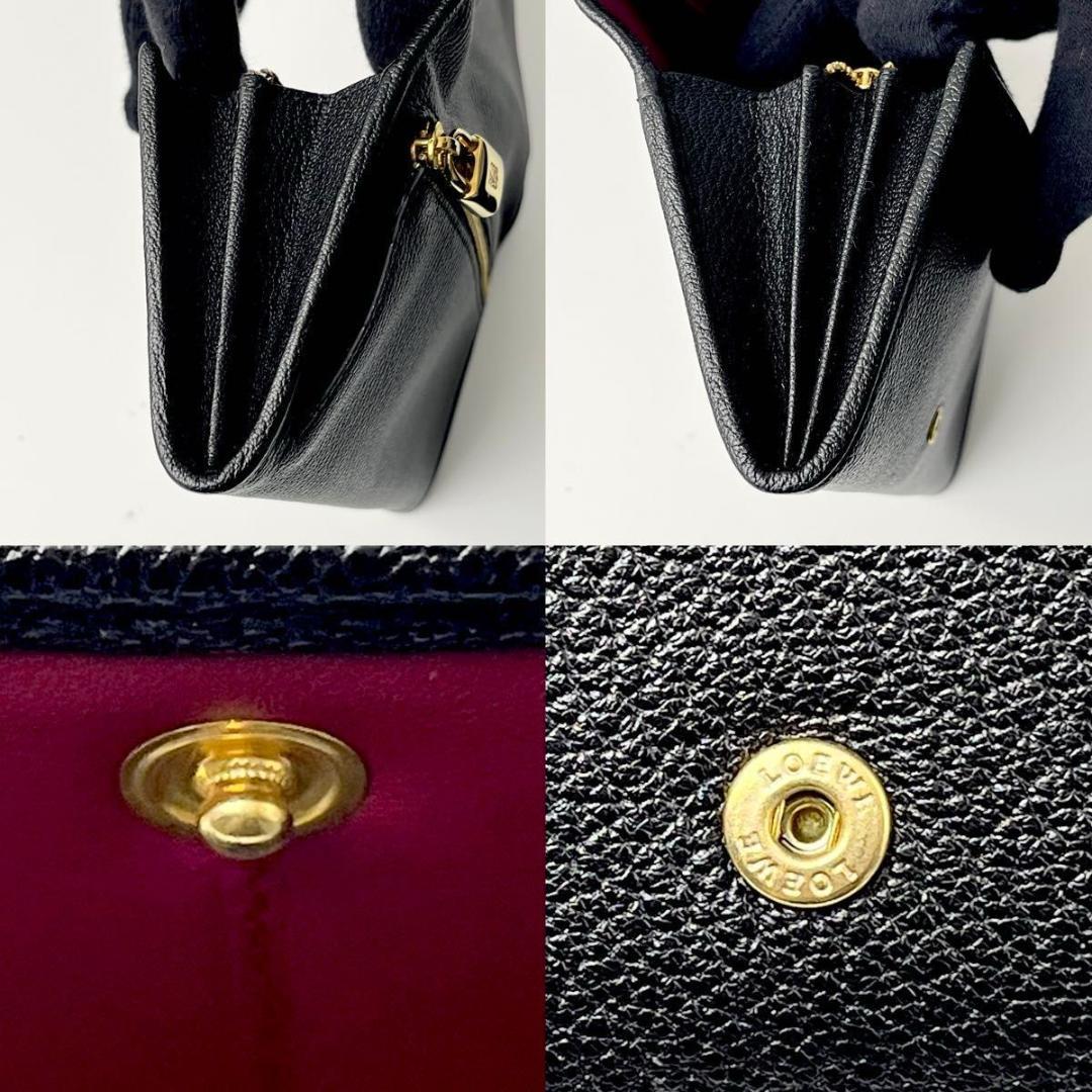 極美品 LOEWE ロエベ コンチネンタルウォレット アマソナ カデナ 長財布