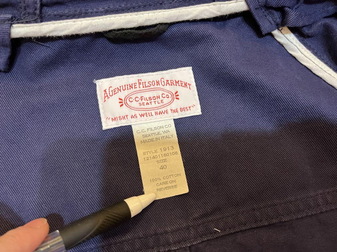 FILSON ITALY M-48フィッシュテールパーカー 40