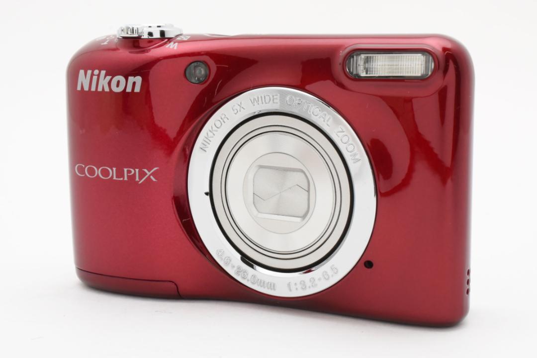美品 ニコン COOLPIX L3I コンパクトデジタルカメラレッド Nikon