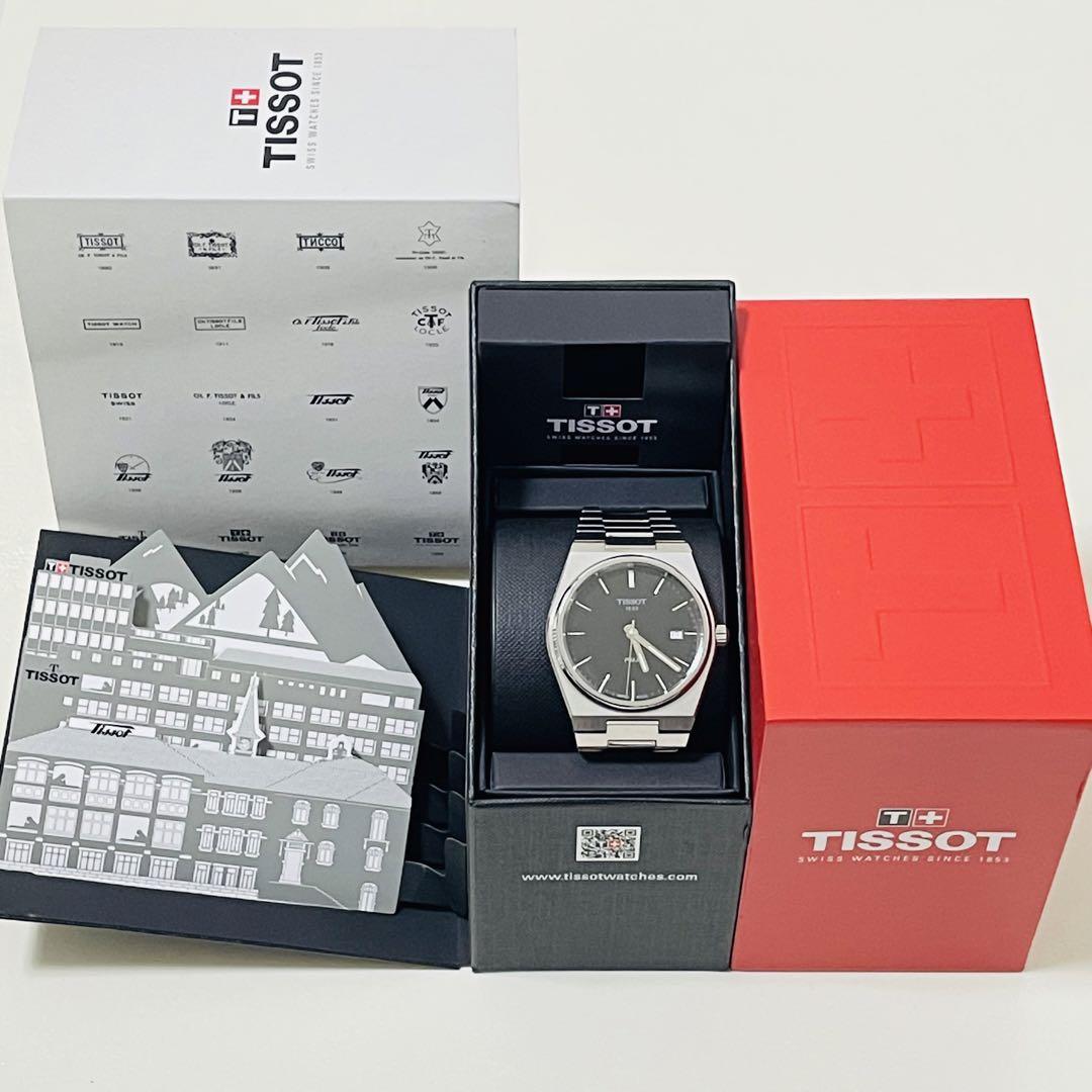【極美品】Tissot ティソ PRX クォーツ スイス製 ブラック
