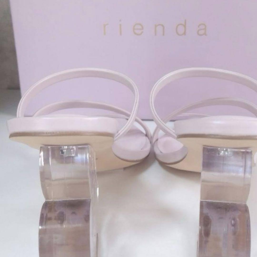 未使用　リエンダ ハートデザインクリアヒール サンダル セール】クリアヒールサンダル（サンダル）｜rienda（リエンダ
