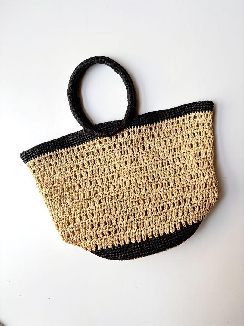 MAISON N.H PARIS【美品】LUNA GRAND ラフィアバッグ