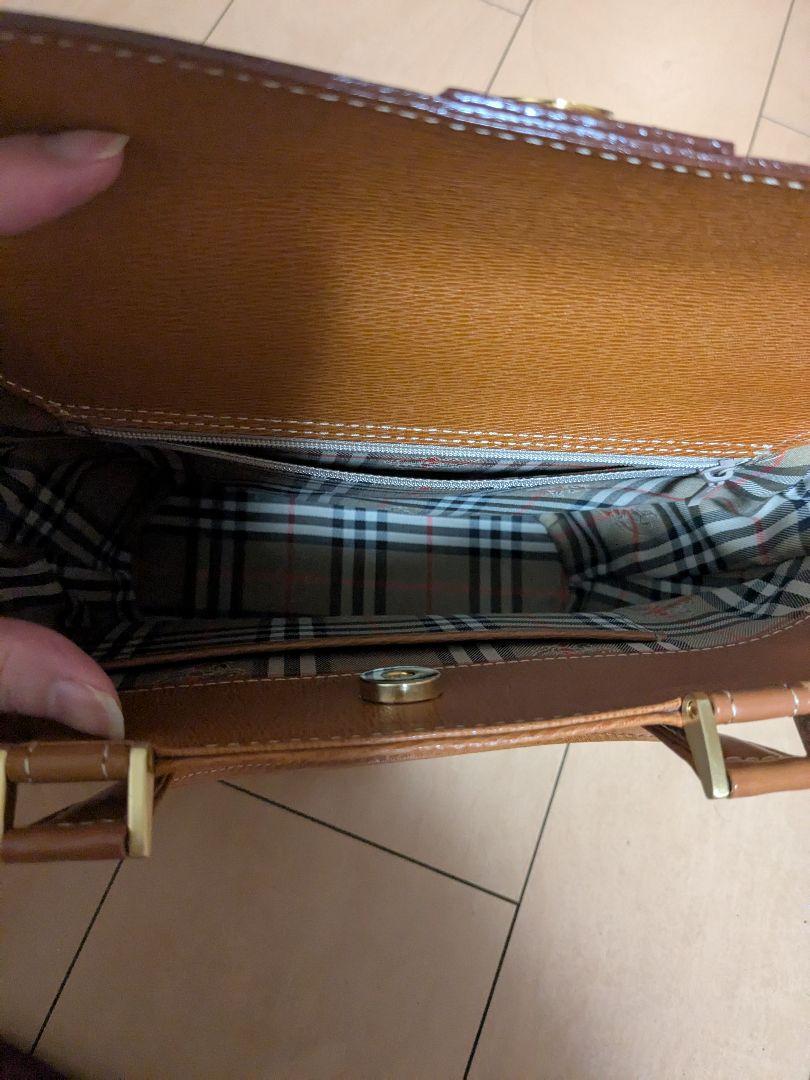 BURBERRY ブラウン トートバッグ