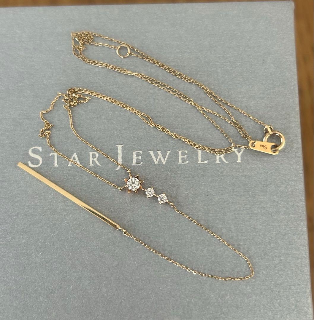スタージュエリー✨k10ロングネックレス⭐︎GOLD