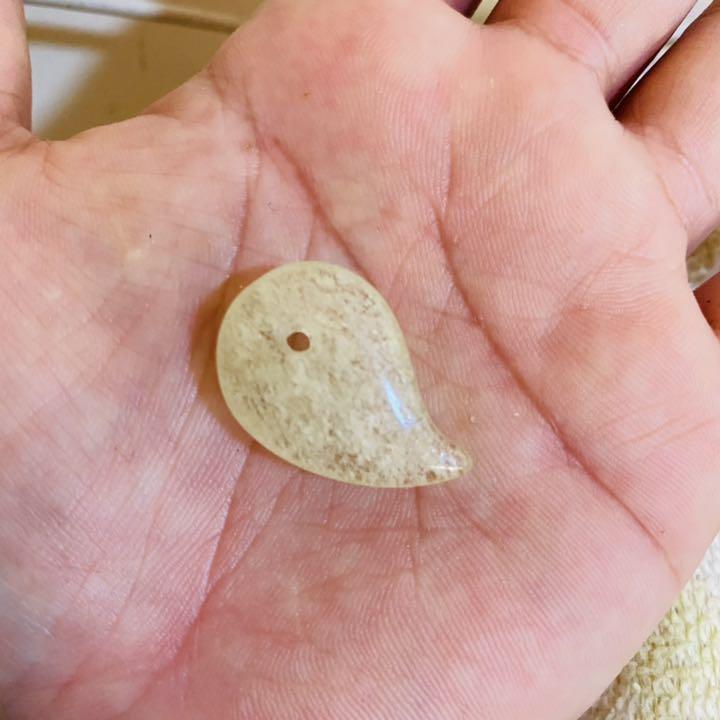 レア❣️リビアングラス ★勾玉★ 高品質ホンモノ❣️