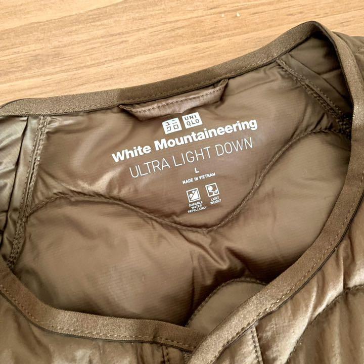 オーバーサ∺ ユニクロ ウルトラライトダウン ダークブラウン RPu2C-m77830379852 ホワイトマウンテニアリング ナイロン