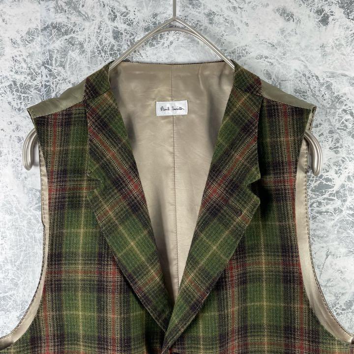 Paul ジレベスト タキシード 古着 nREKk-m77831136339 Smith ヴィンテージ ポールスミス 国産最新品