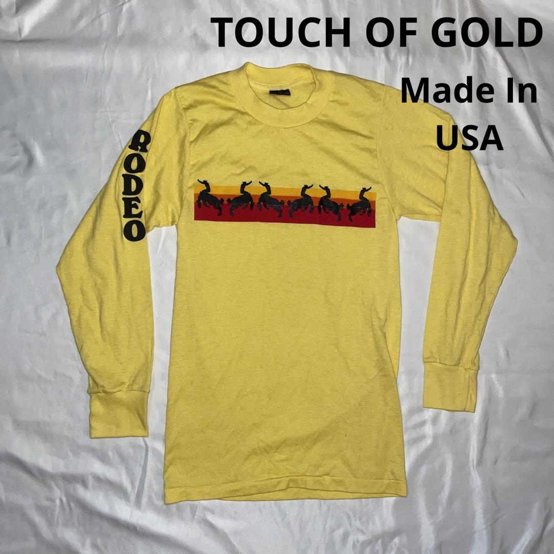 TOUCH OF GOLD ロンT USA製 ビンテージ 60\'s 70\'s