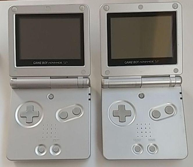 グレイ系最終値下げジャンク品 ゲームボーイアドバンスSP本体 セット