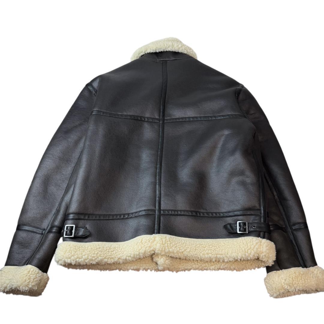 美品 ZARA 3243 フェイクムートンジャケット B-3 ボアジャケット 美品 ZARA 3243 フェイクムートンジャケット B-3 ボアジャケット