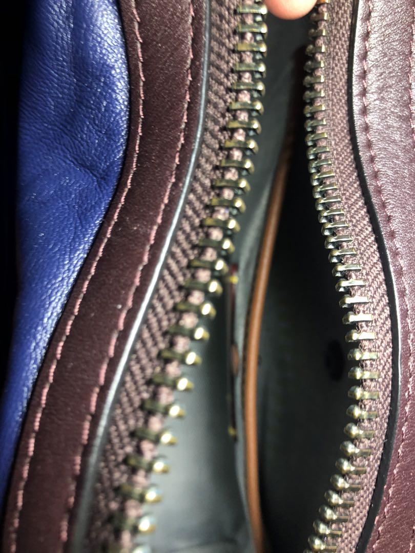 COACH グラブタンレザーパッチワーク ローグ3wayバッグ 赤 COACH グラブタンレザーパッチワーク ローグ3wayバッグ 赤