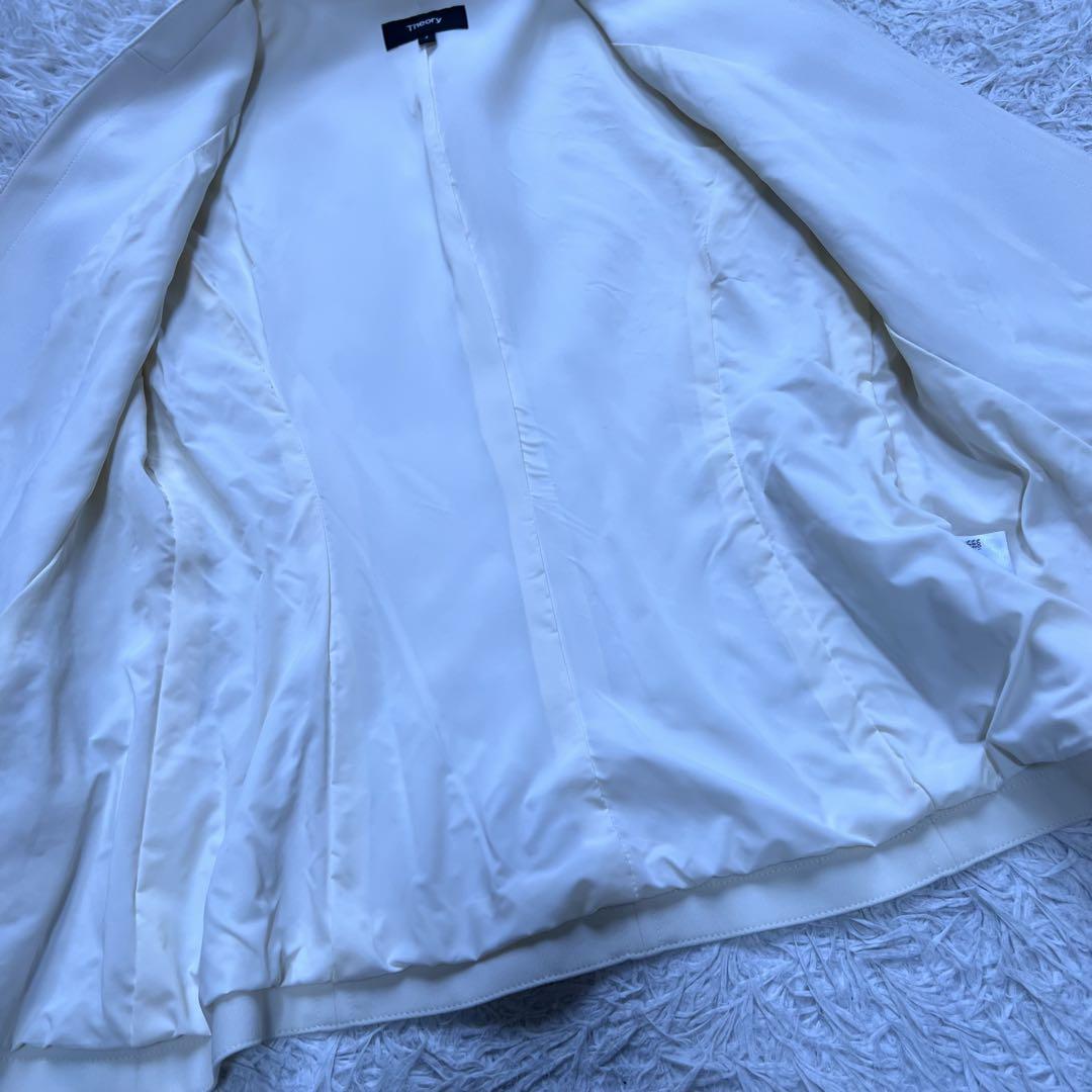 未使用品級 セオリー CLEAN BLAZER ノーカラージャケット 4 近年